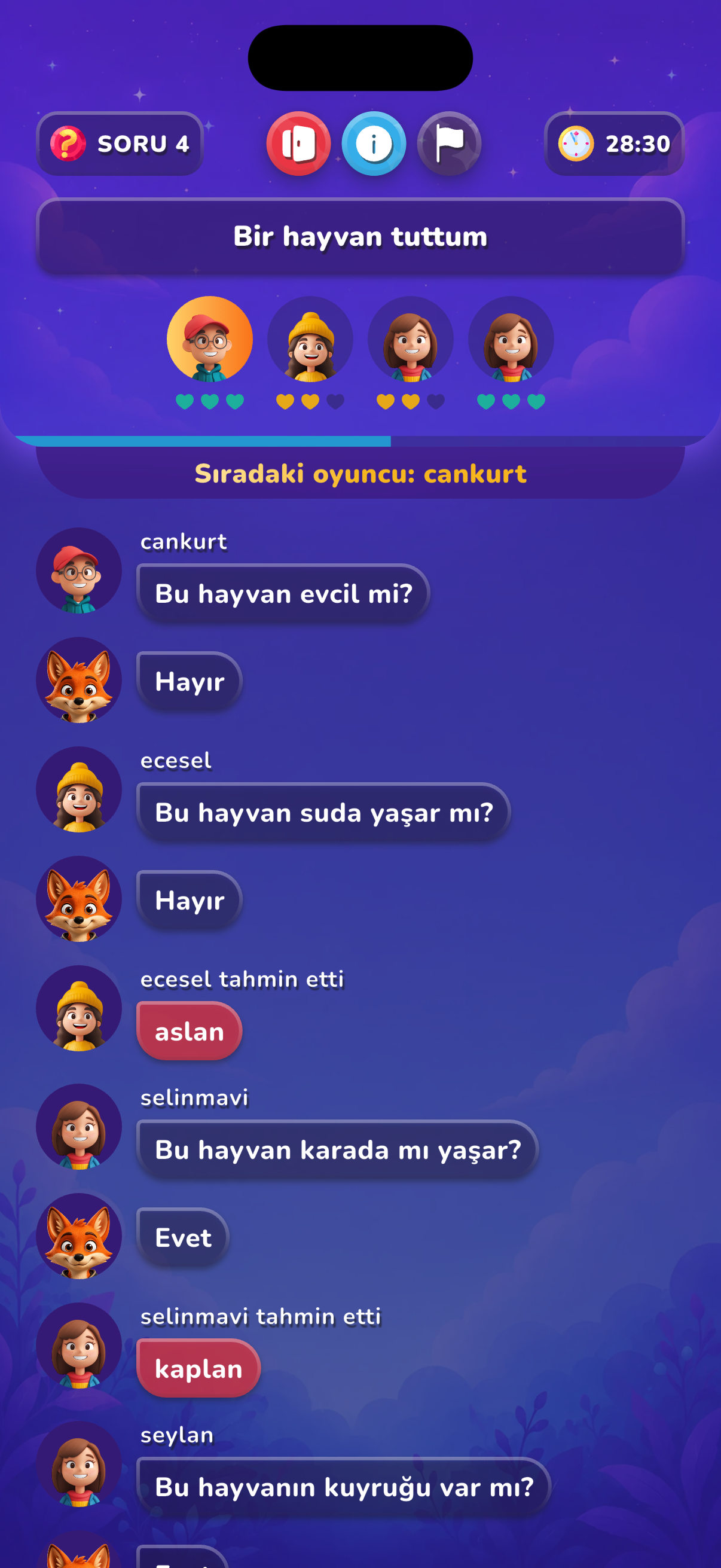 Oyun içi sohbet